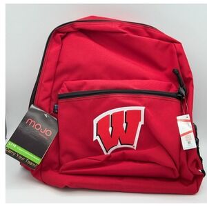University of Wisconsin MOJO Backpack - 2 Pockets - NEW With Tags‎ - Made In USA